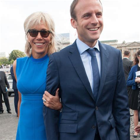 emmanuel macron et brigitte mariage|Emmanuel Macron et Brigitte Trogneux : les images。